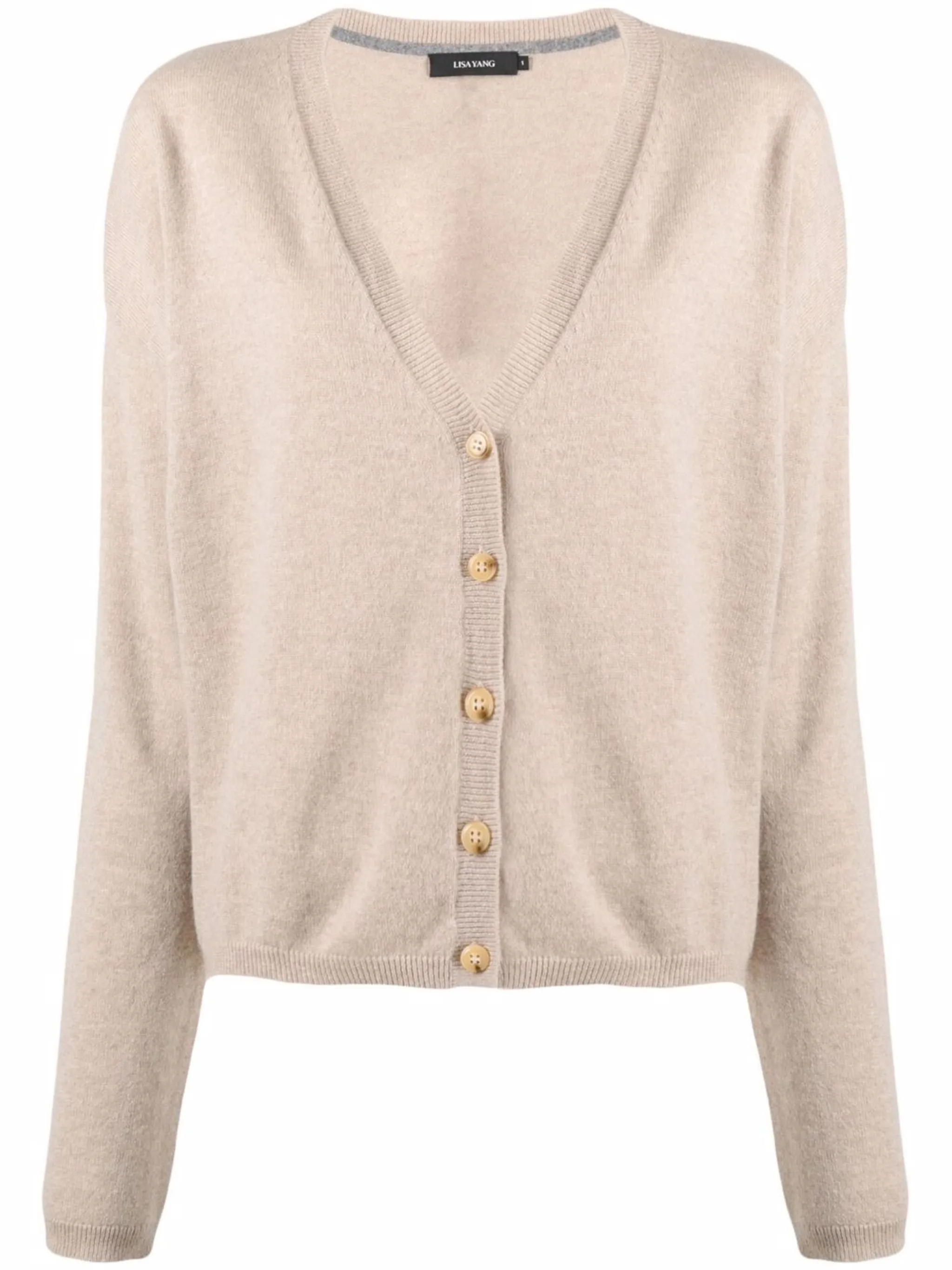 Кашемировый кардиган на пуговицах Lisa Yang, нейтральный
Кашемировый кардиган на пуговицах Lisa Yang, нейтральный
