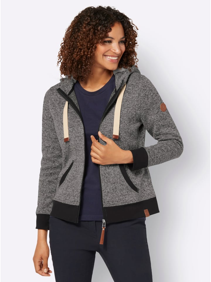 Флисовая куртка в цвете каменный серый-черный меланж WITT WEIDEN
Флисовая куртка в цвете каменный серый-черный меланж WITT WEIDEN