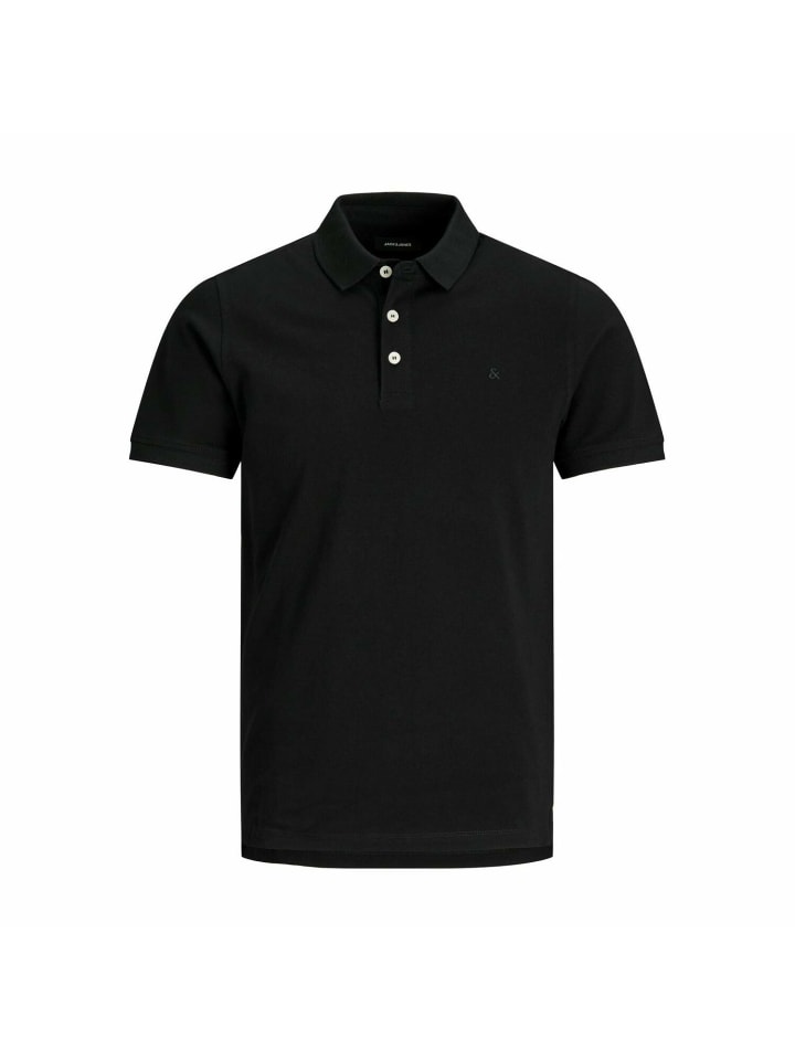 Мужская рубашка-поло черного цвета Jack & Jones
Мужская рубашка-поло черного цвета Jack & Jones