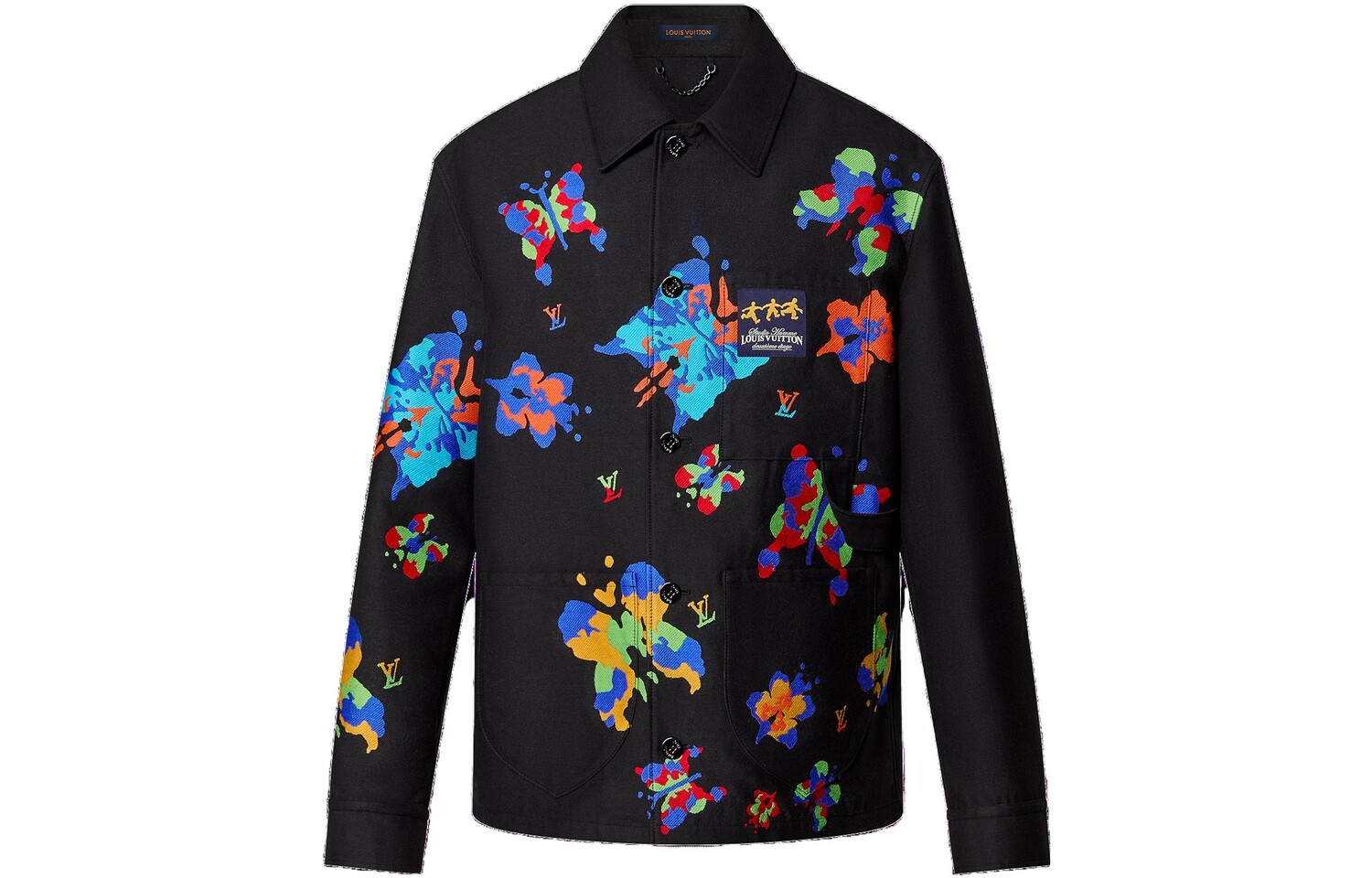 Рубашка мужская черная Louis Vuitton, черный
Рубашка мужская черная Louis Vuitton, черный