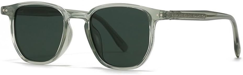 Мужские солнцезащитные очки квадратной формы, модные солнцезащитные очки UV400, ретро-очки с заклепками, женские солнцезащитные очки зеленого цвета SKFGNX, Green Dark Green
Мужские солнцезащитные очки квадратной формы, модные солнцезащитные очки UV400, ретро-очки с заклепками, женские солнцезащитные очки зеленого цвета SKFGNX, Green Dark Green