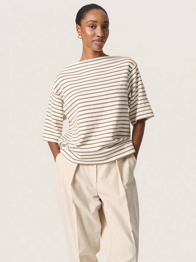 Толстовка в полоску ingina Soaked In Luxury, цвет White/Elm 
Толстовка в полоску ingina Soaked In Luxury, цвет White/Elm