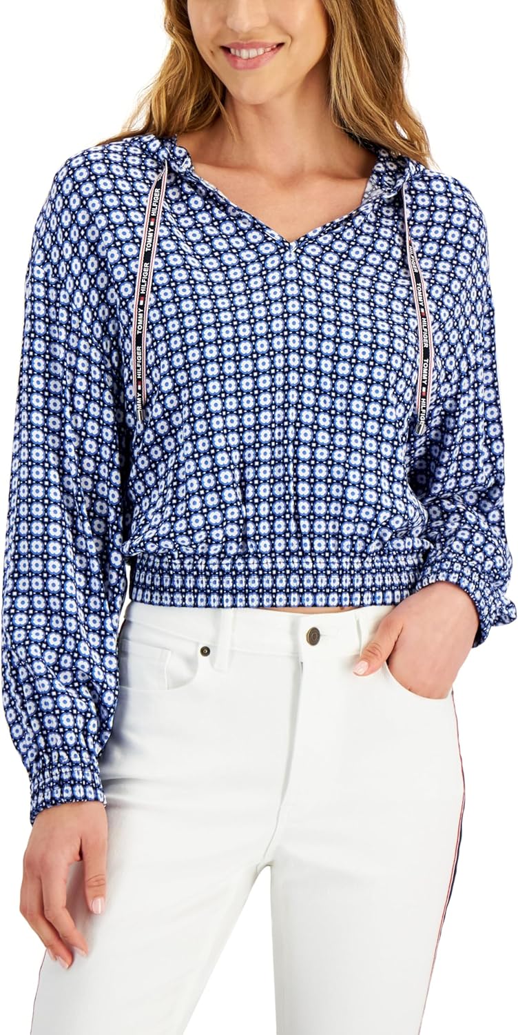 Женская толстовка с капюшоном Tommy Hilfiger с принтом, Blue
Женская толстовка с капюшоном Tommy Hilfiger с принтом, Blue