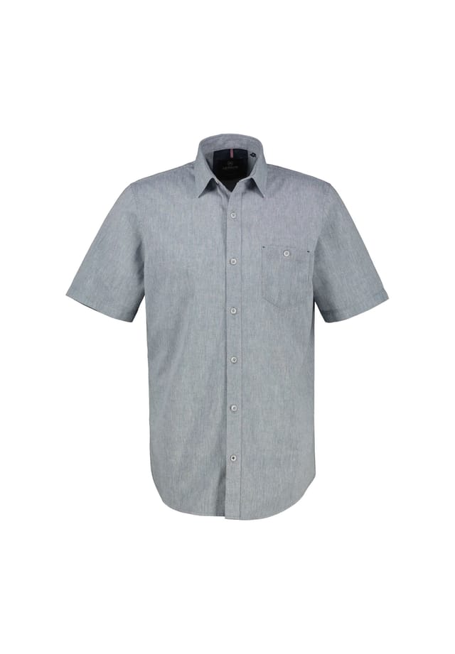 Повседневная рубашка стандартный крой короткие рукава воротник-стойка Lerros, синий
Повседневная рубашка стандартный крой короткие рукава воротник-стойка Lerros, синий