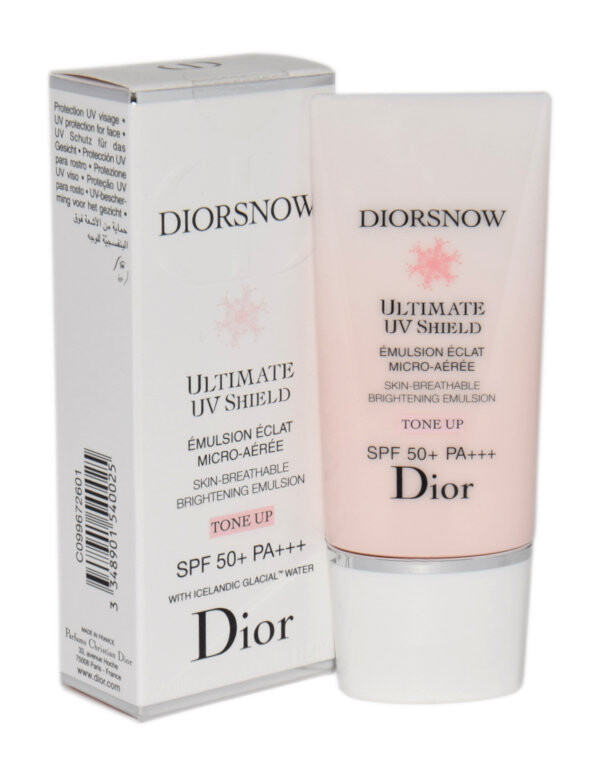 Dior, Diorsnow, Ultimate Uv Shield Emulsion Tone Up Spf50, эмульсия для лица, 30 мл
Dior, Diorsnow, Ultimate Uv Shield Emulsion Tone Up Spf50, эмульсия для лица, 30 мл