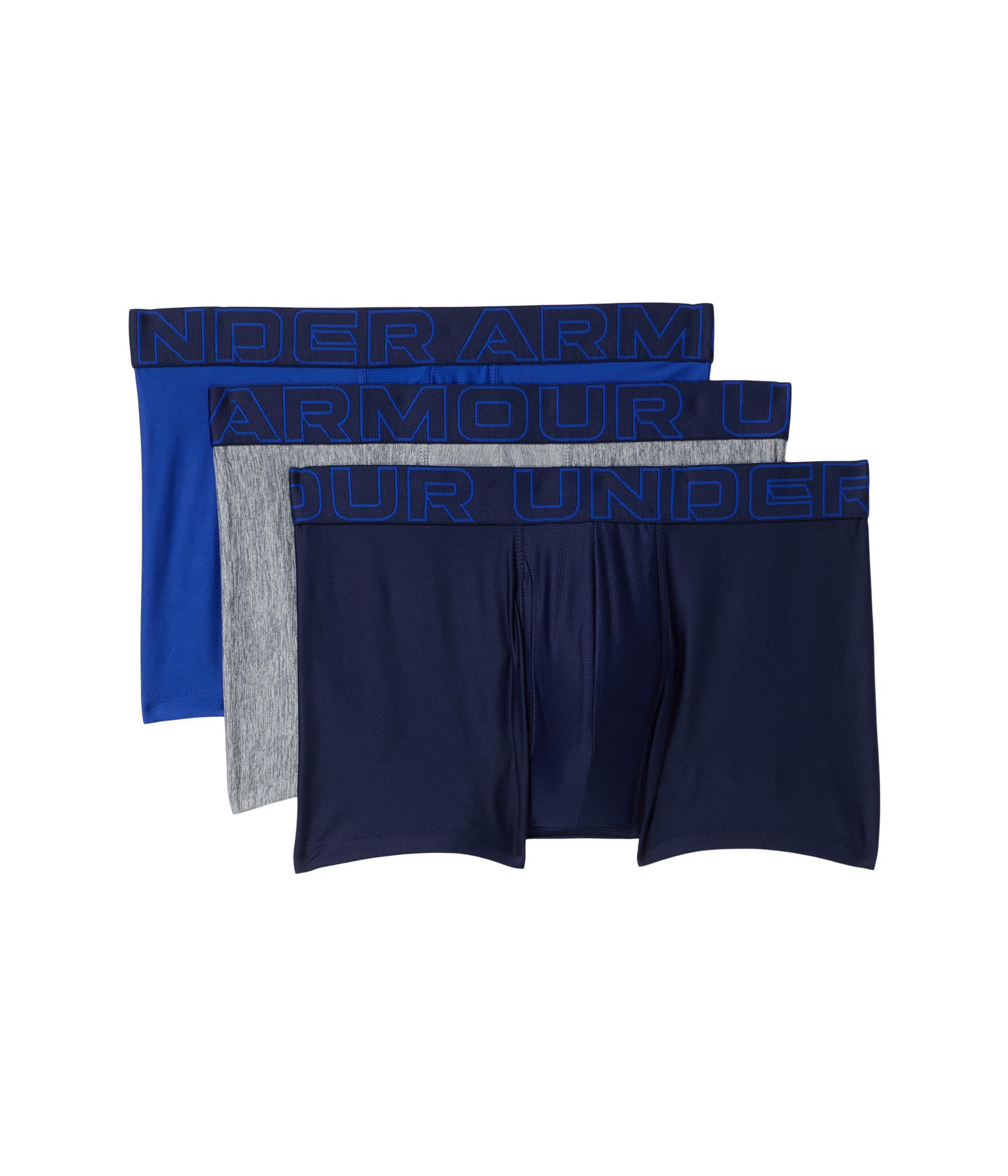 Трусы-боксеры Under Armour 3-Pack Performance Tech Solid 3" Boxer Briefs, цвет Royal Heather
Трусы-боксеры Under Armour 3-Pack Performance Tech Solid 3" Boxer Briefs, цвет Royal Heather