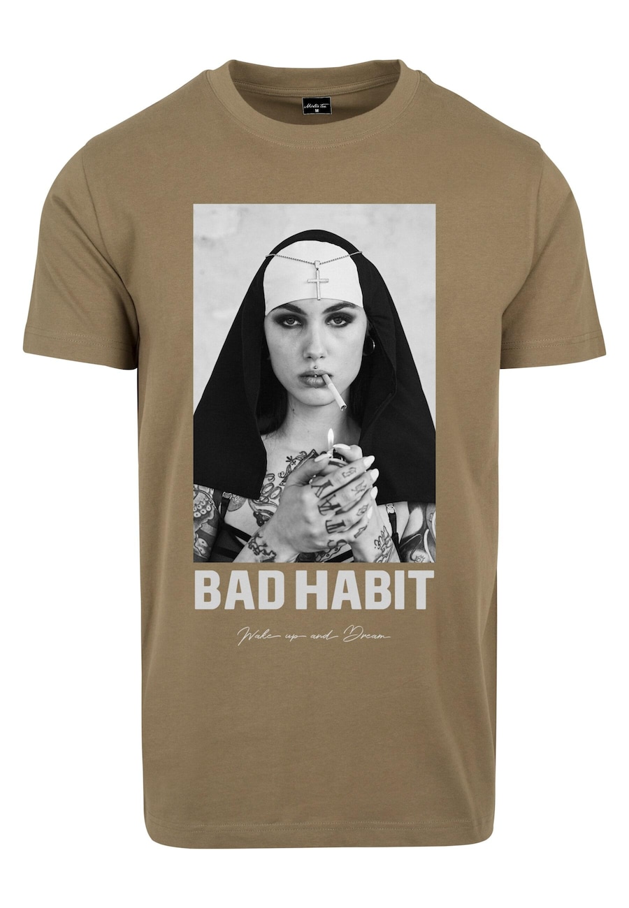 Рубашка Mister Tee Bad Habit Tee, оливковый
Рубашка Mister Tee Bad Habit Tee, оливковый