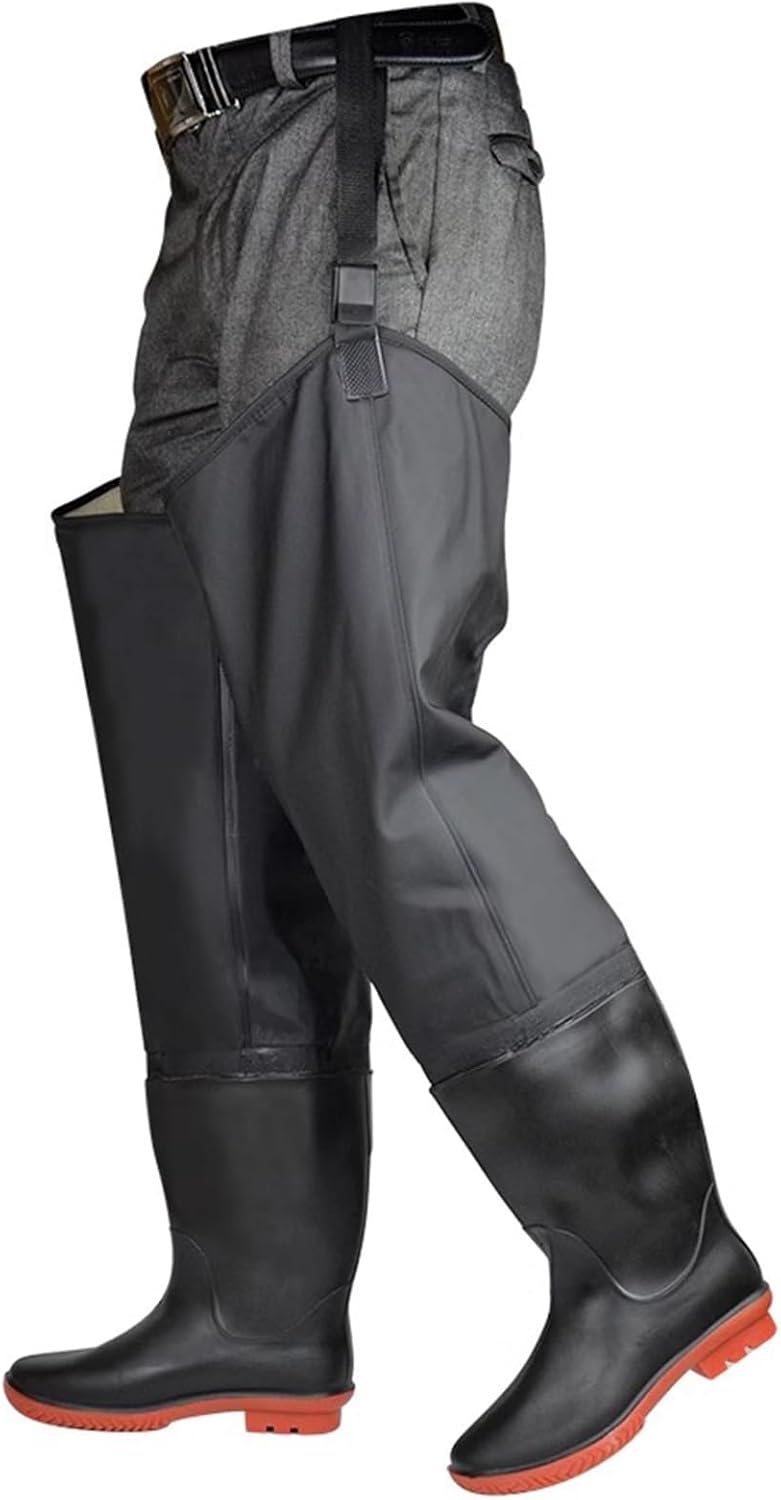 Рыболовные и охотничьи забродные сапоги BcoMfy с регулируемой застежкой на кнопках, высота 80 см/80 см, ПВХ, черный
Рыболовные и охотничьи забродные сапоги BcoMfy с регулируемой застежкой на кнопках, высота 80 см/80 см, ПВХ, черный