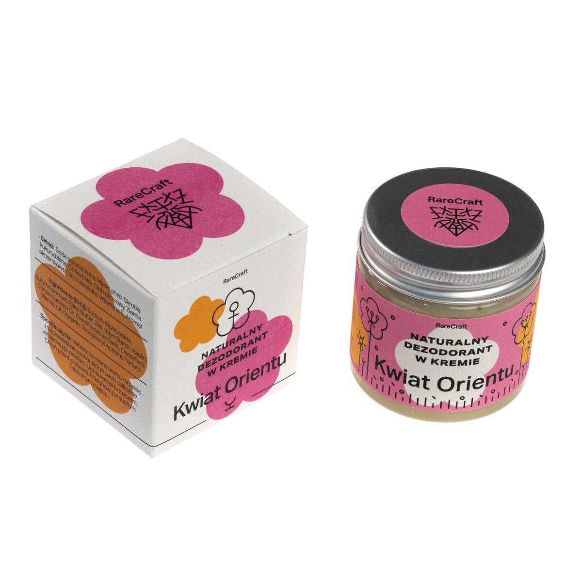 RareCraft Натуральный крем-дезодорант Восточный цветок - 60 мл
RareCraft Натуральный крем-дезодорант Восточный цветок - 60 мл