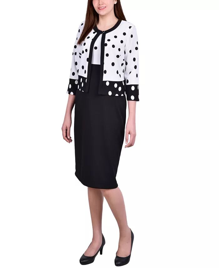 Женский комплект из двух частей платья с рукавами 3/4 NY Collection, мультиколор
Женский комплект из двух частей платья с рукавами 3/4 NY Collection, мультиколор