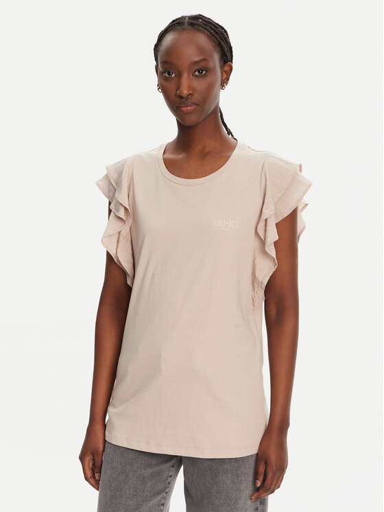 Футболка обычного кроя TA5178 J5904 Liu Jo Sport, бежевый
Футболка обычного кроя TA5178 J5904 Liu Jo Sport, бежевый