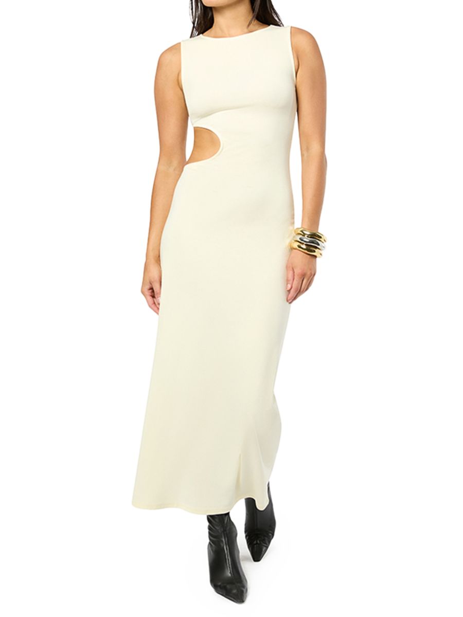 Платье макси с вырезами WeWoreWhat, слоновая кость
Платье макси с вырезами WeWoreWhat, слоновая кость