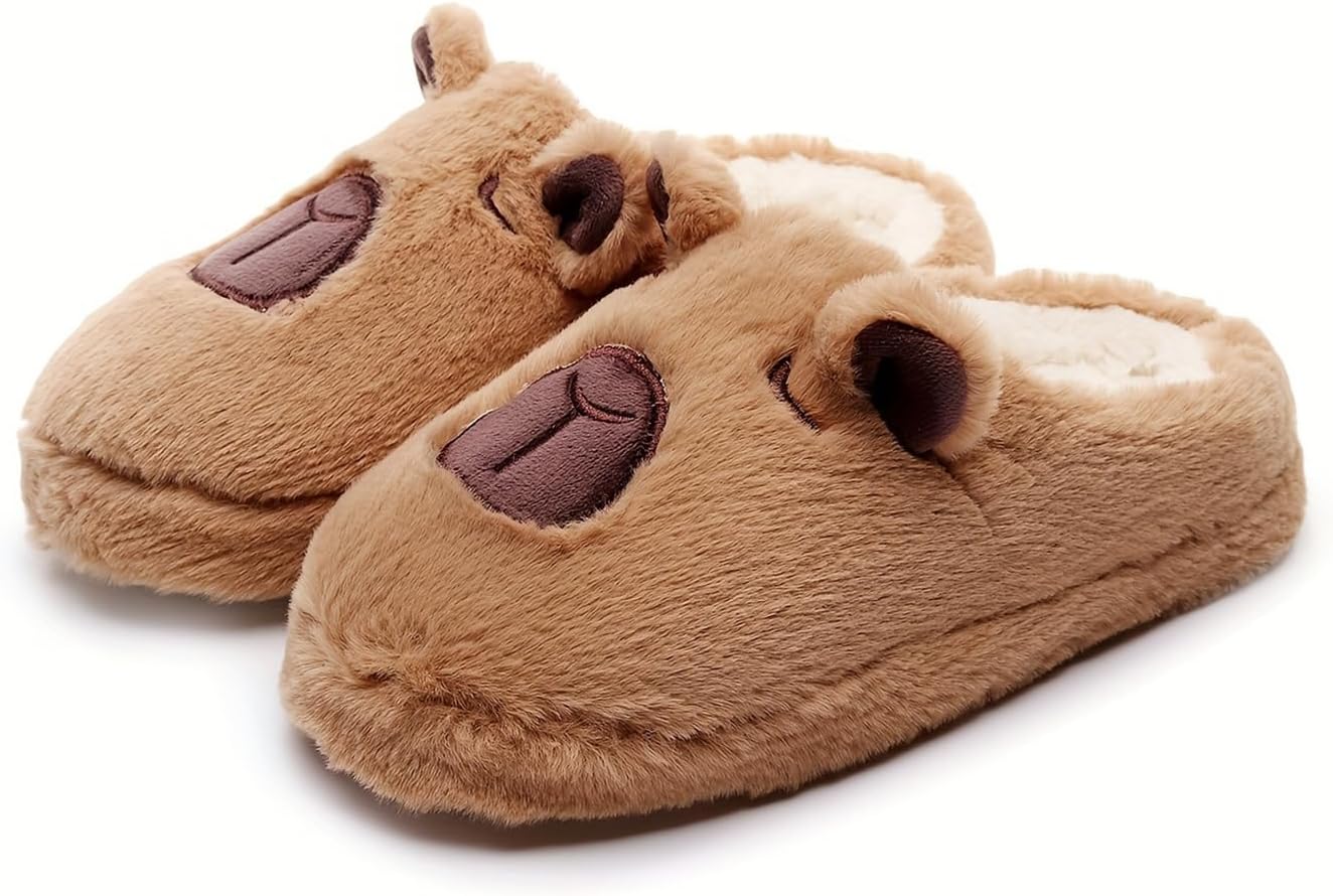 Домашние тапочки для женщин и мужчин с эффектом памяти, на скользящей подошве, для спальни, облачные тапочки для дома и улицы с меховой подкладкой Nmhoo, Capybara
Домашние тапочки для женщин и мужчин с эффектом памяти, на скользящей подошве, для спальни, облачные тапочки для дома и улицы с меховой подкладкой Nmhoo, Capybara