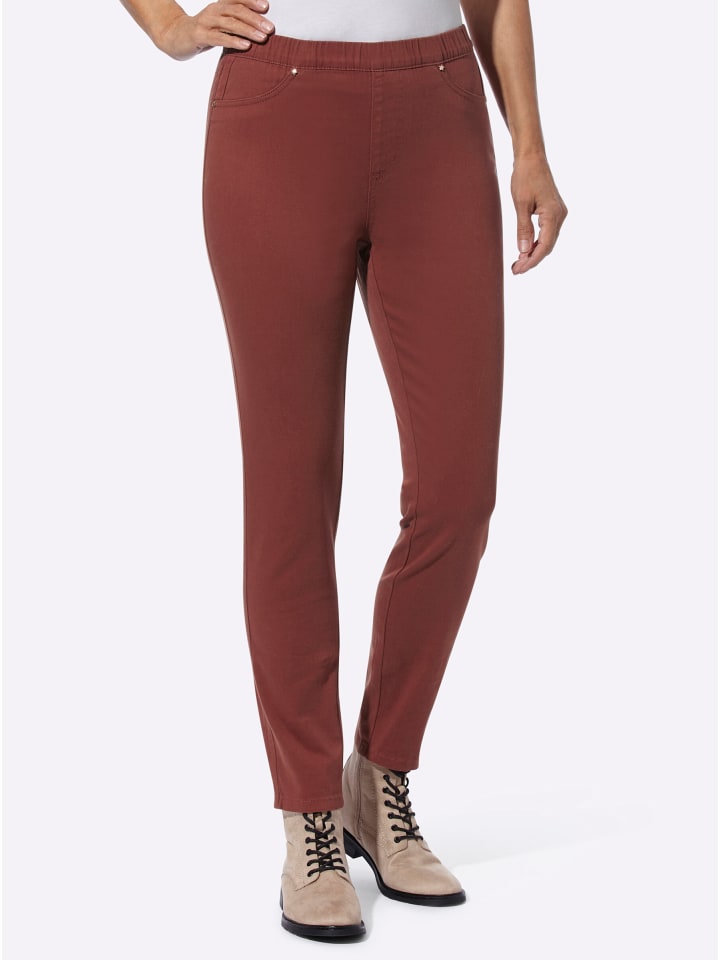 Брюки-карго красновато-коричневого цвета WITT WEIDEN
Брюки-карго красновато-коричневого цвета WITT WEIDEN