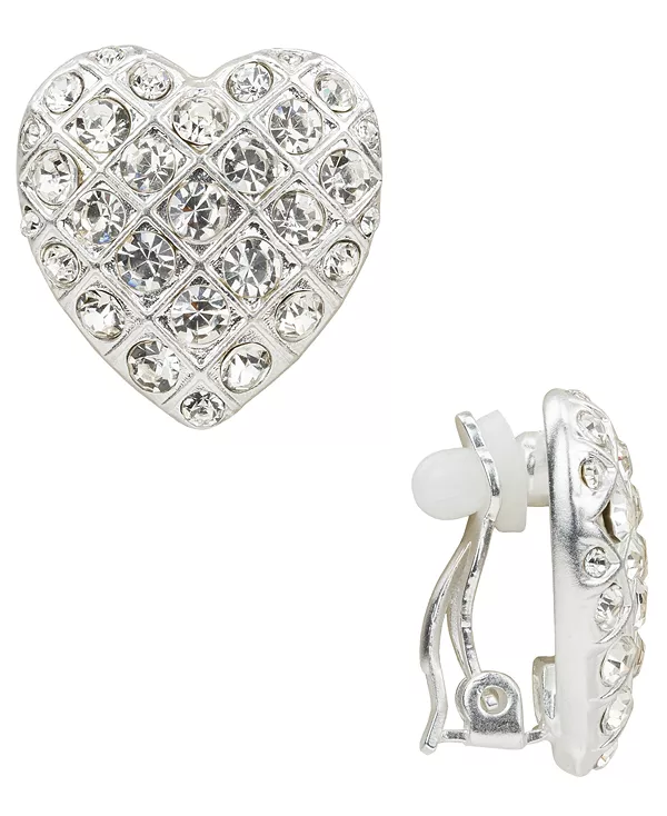 Серьги-Клипсы в форме сердца с серебристым оттенком стекла и камнями Patricia Nash, silver
Серьги-Клипсы в форме сердца с серебристым оттенком стекла и камнями Patricia Nash, silver