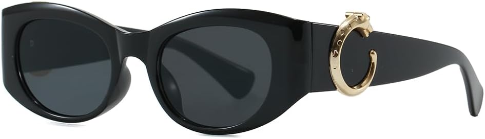 Роскошные солнцезащитные очки «кошачий глаз» для женщин, крупная оправа с золотистой пряжкой в виде конской уздечки, тонированные линзы с защитой от УФ-излучения ENSARJOE, Black
Роскошные солнцезащитные очки «кошачий глаз» для женщин, крупная оправа с золотистой пряжкой в виде конской уздечки, тонированные линзы с защитой от УФ-излучения ENSARJOE, Black