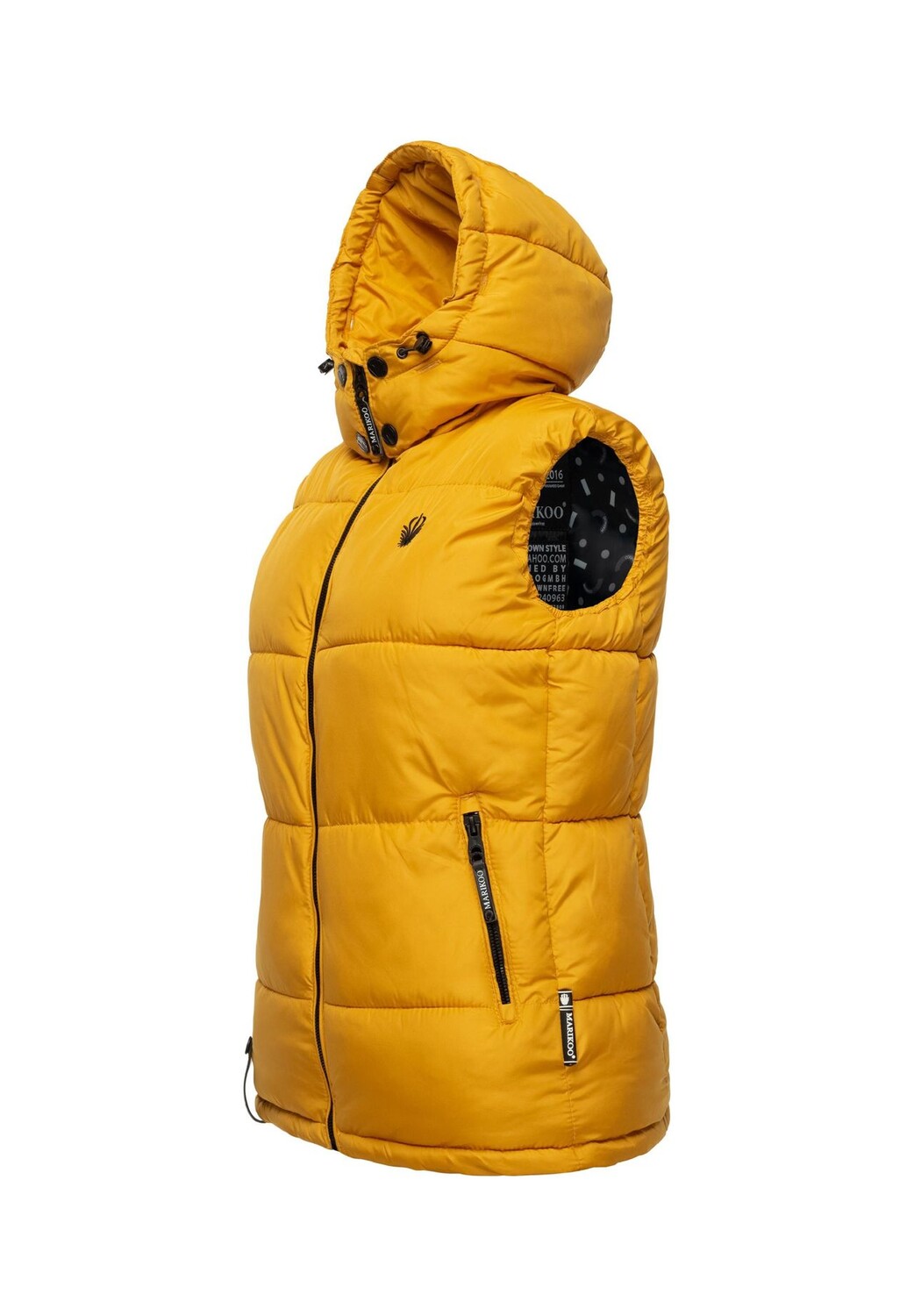 Стеганый жилет ледяные хлопья MARIKOO, желтый
Стеганый жилет ледяные хлопья MARIKOO, желтый