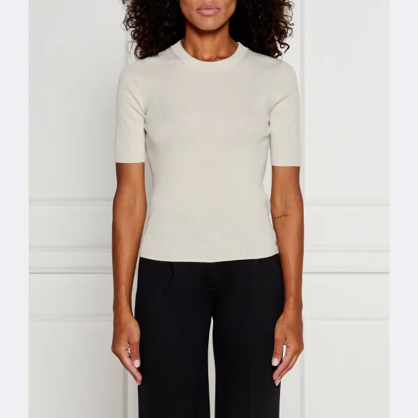 Шерстяная блузка приталенного кроя Marc Cain, экрю
Шерстяная блузка приталенного кроя Marc Cain, экрю