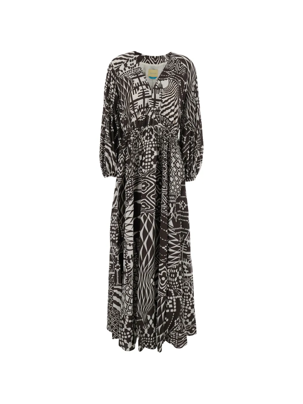 Макси-платье с геометрическим узором Momoni, коричневый
Макси-платье с геометрическим узором Momoni, коричневый