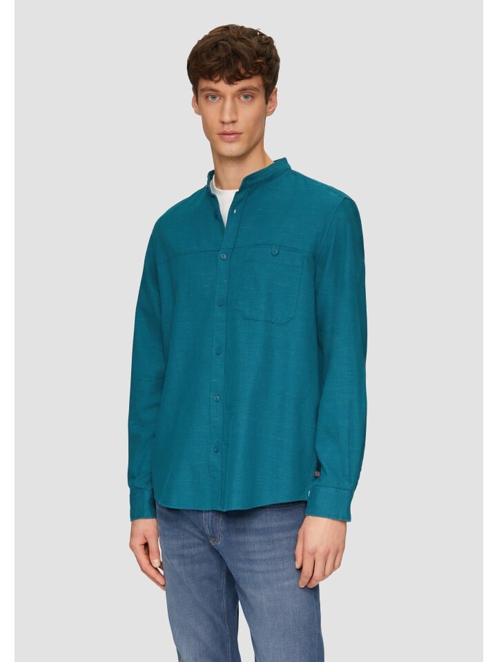 Рубашка s.Oliver Hemd langarm, цвет Petrol
Рубашка s.Oliver Hemd langarm, цвет Petrol