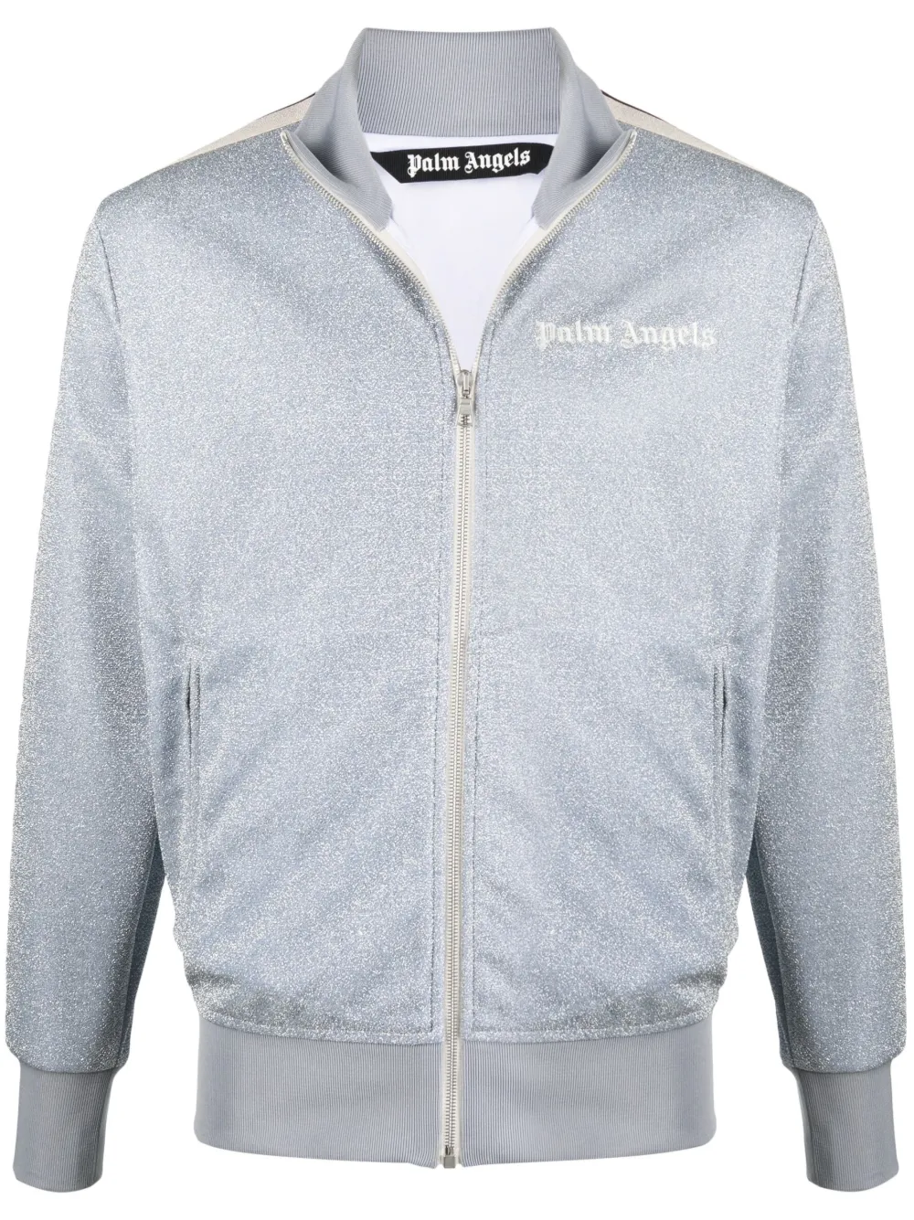 Спортивная толстовка с блестками PALM ANGELS, серый 
Спортивная толстовка с блестками PALM ANGELS, серый