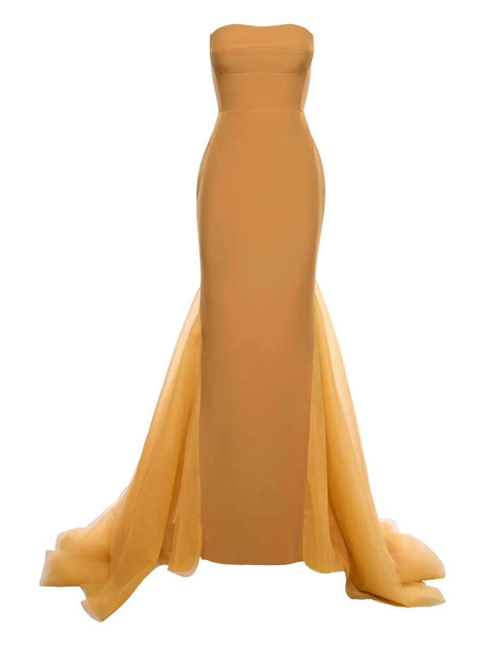 Платье без бретелек с тюлевым накладным слоем V:PM ATELIER, желтый
Платье без бретелек с тюлевым накладным слоем V:PM ATELIER, желтый