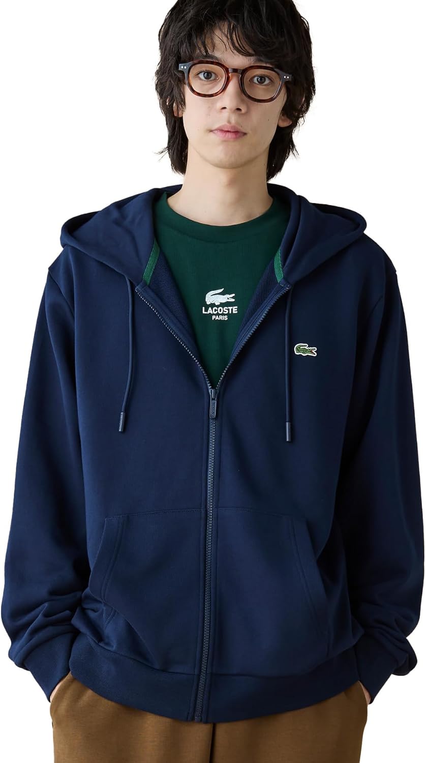 Мужская толстовка Lacoste (официальная) Essential на молнии с капюшоном, темно-синий
Мужская толстовка Lacoste (официальная) Essential на молнии с капюшоном, темно-синий