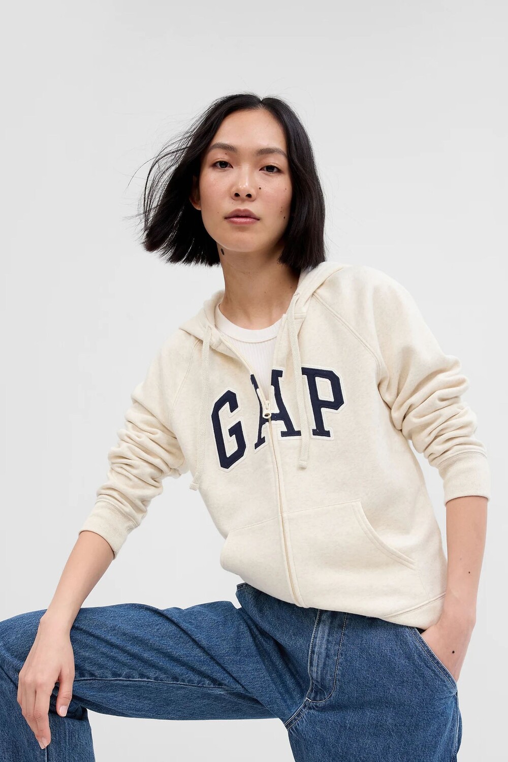 Толстовка на молнии с логотипом Gap, синий
Толстовка на молнии с логотипом Gap, синий