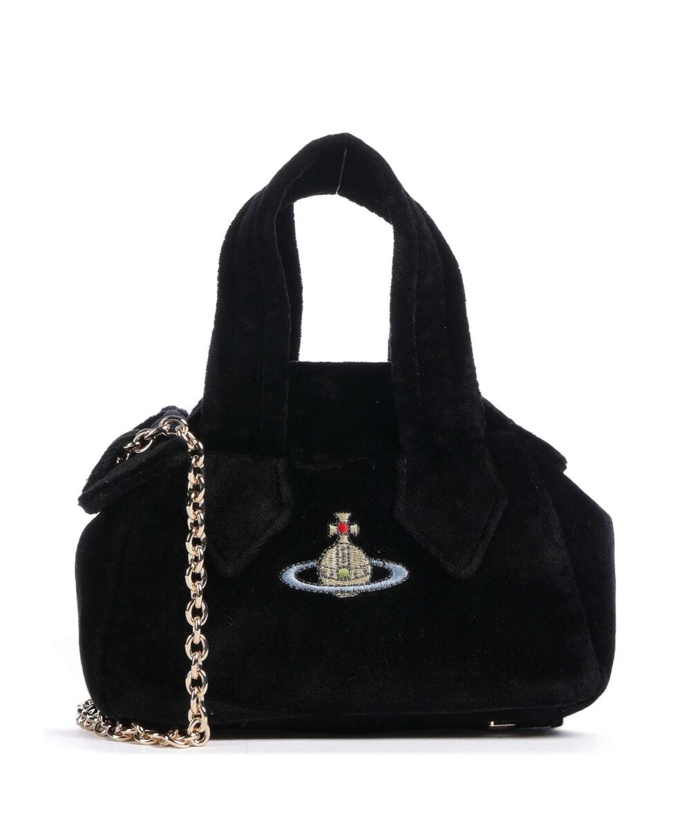 Архивная бархатная мини-сумка на ремне из бархатной ткани Vivienne Westwood, черный
Архивная бархатная мини-сумка на ремне из бархатной ткани Vivienne Westwood, черный