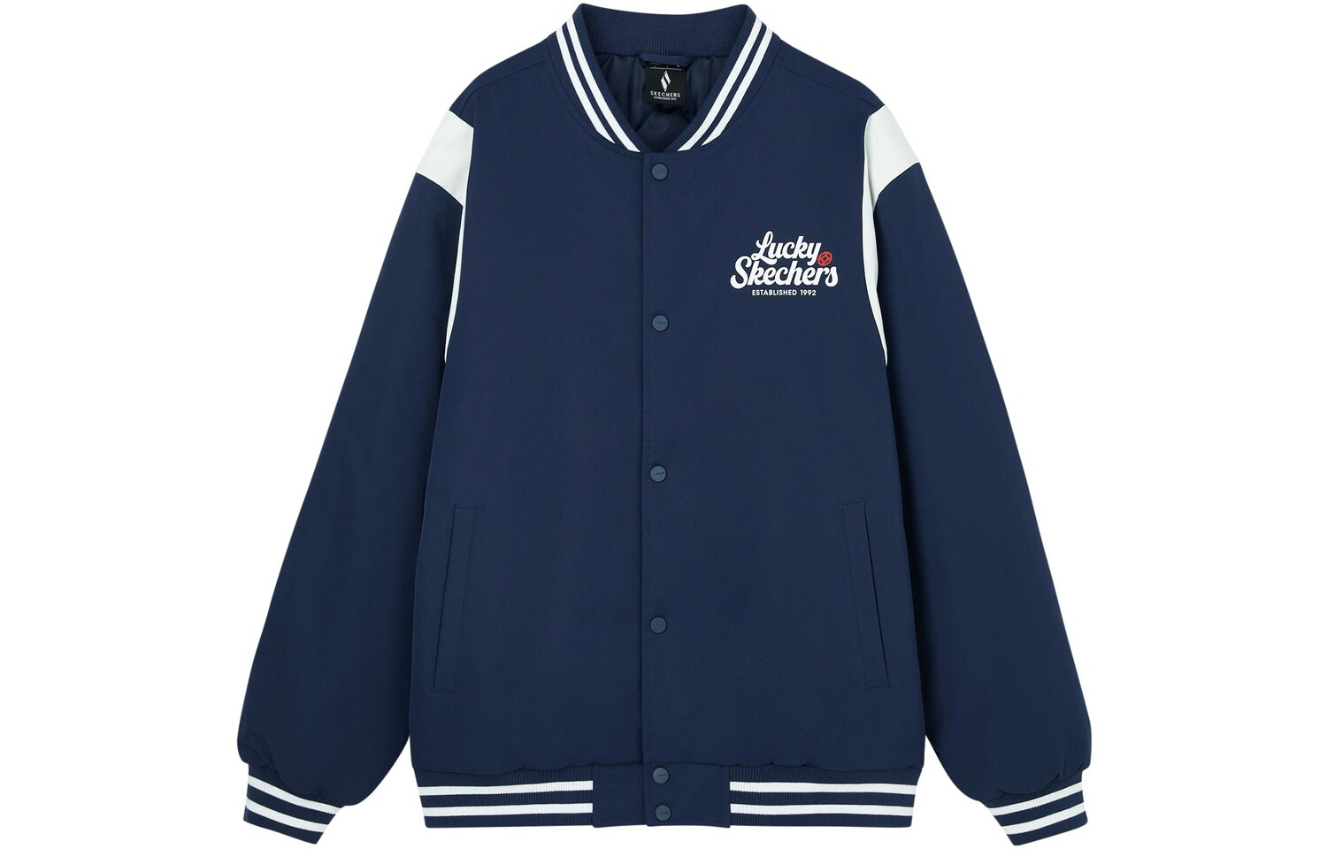 Новогодняя стеганая куртка унисекс темно-синий/00DU Skechers
Новогодняя стеганая куртка унисекс темно-синий/00DU Skechers