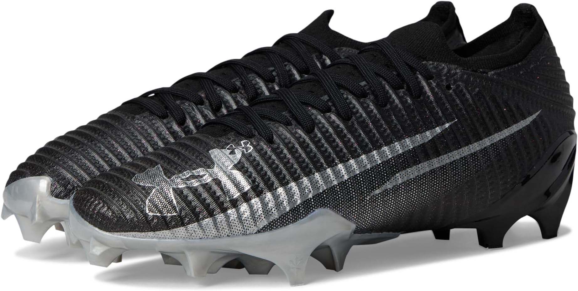 Кроссовки Under Armour Men's Blur Pro Football Cleats, Black/Metallic Silver/Metallic Silver
Кроссовки Under Armour Men's Blur Pro Football Cleats, Black/Metallic Silver/Metallic Silver