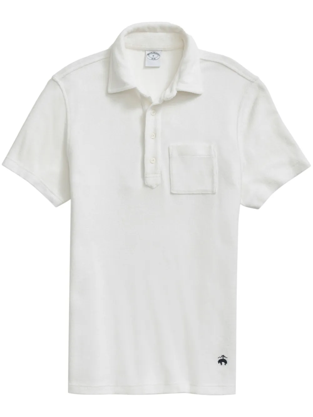Рубашка поло с вышивкой Brooks Brothers, белый
Рубашка поло с вышивкой Brooks Brothers, белый