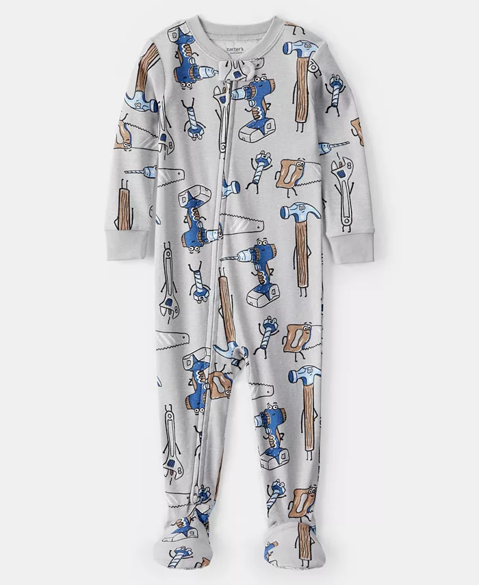Пижама для мальчиков с принтом "конструкция", 100% хлопок, с длинными рукавами, облегающая, цельнокроеная Carter's, серый
Пижама для мальчиков с принтом "конструкция", 100% хлопок, с длинными рукавами, облегающая, цельнокроеная Carter's, серый