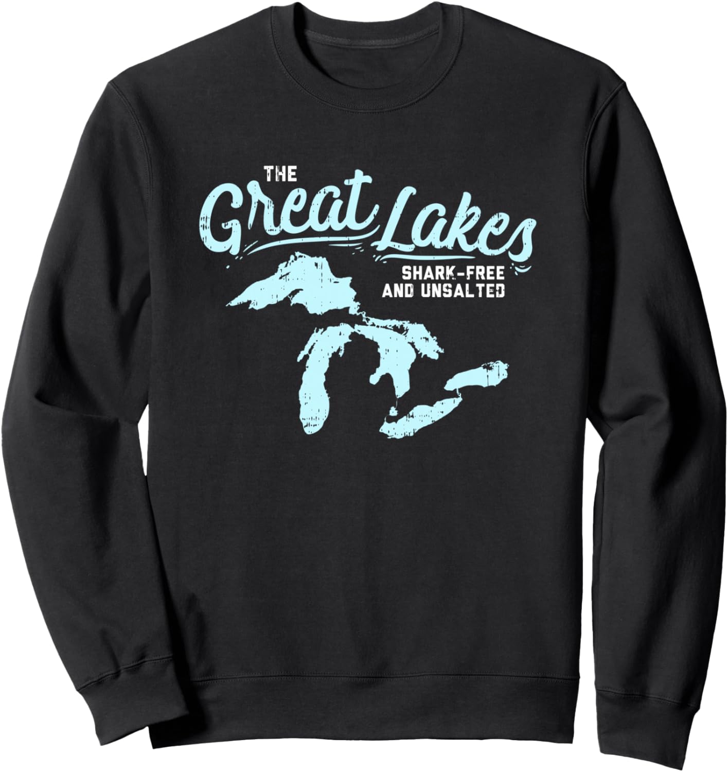 Толстовка Great Lakes Shark Free & Salt Free Lake Life Summer Vacation Fresan - Blue Great Lakes Map Basin Gift Idea, черный
Толстовка Great Lakes Shark Free & Salt Free Lake Life Summer Vacation Fresan - Blue Great Lakes Map Basin Gift Idea, черный