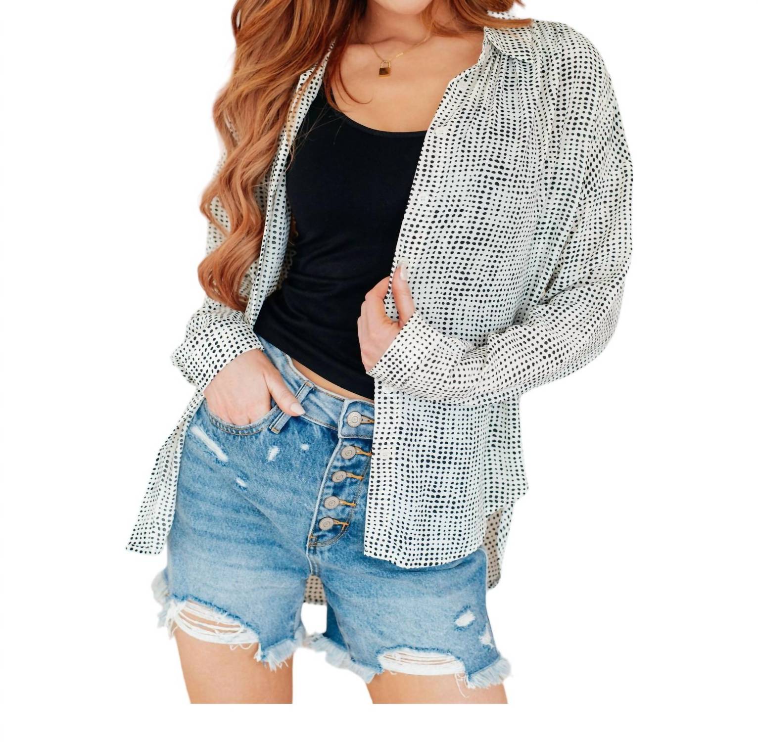 Рубашка с надписью «Terms Of Endearment» в черно-белом цвете Jodifl
Рубашка с надписью «Terms Of Endearment» в черно-белом цвете Jodifl