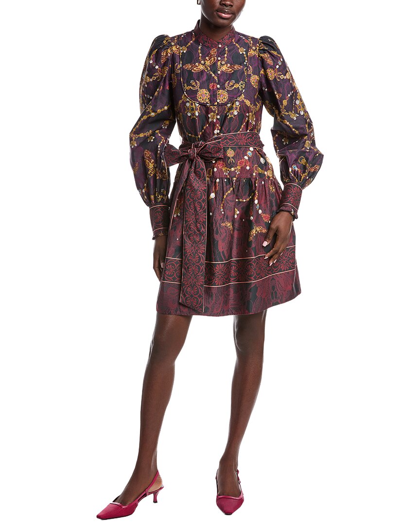 Платье-рубашка мини с принтом Marchesa Notte Marchesa Notte, фиолетовый
Платье-рубашка мини с принтом Marchesa Notte Marchesa Notte, фиолетовый