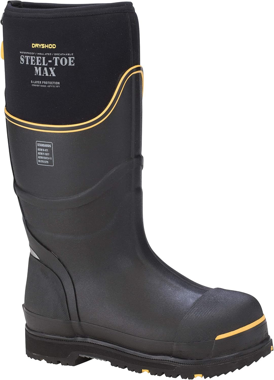 Ботинки Dryshod Unisex с металлическим Носком Max Hi, черный
Ботинки Dryshod Unisex с металлическим Носком Max Hi, черный