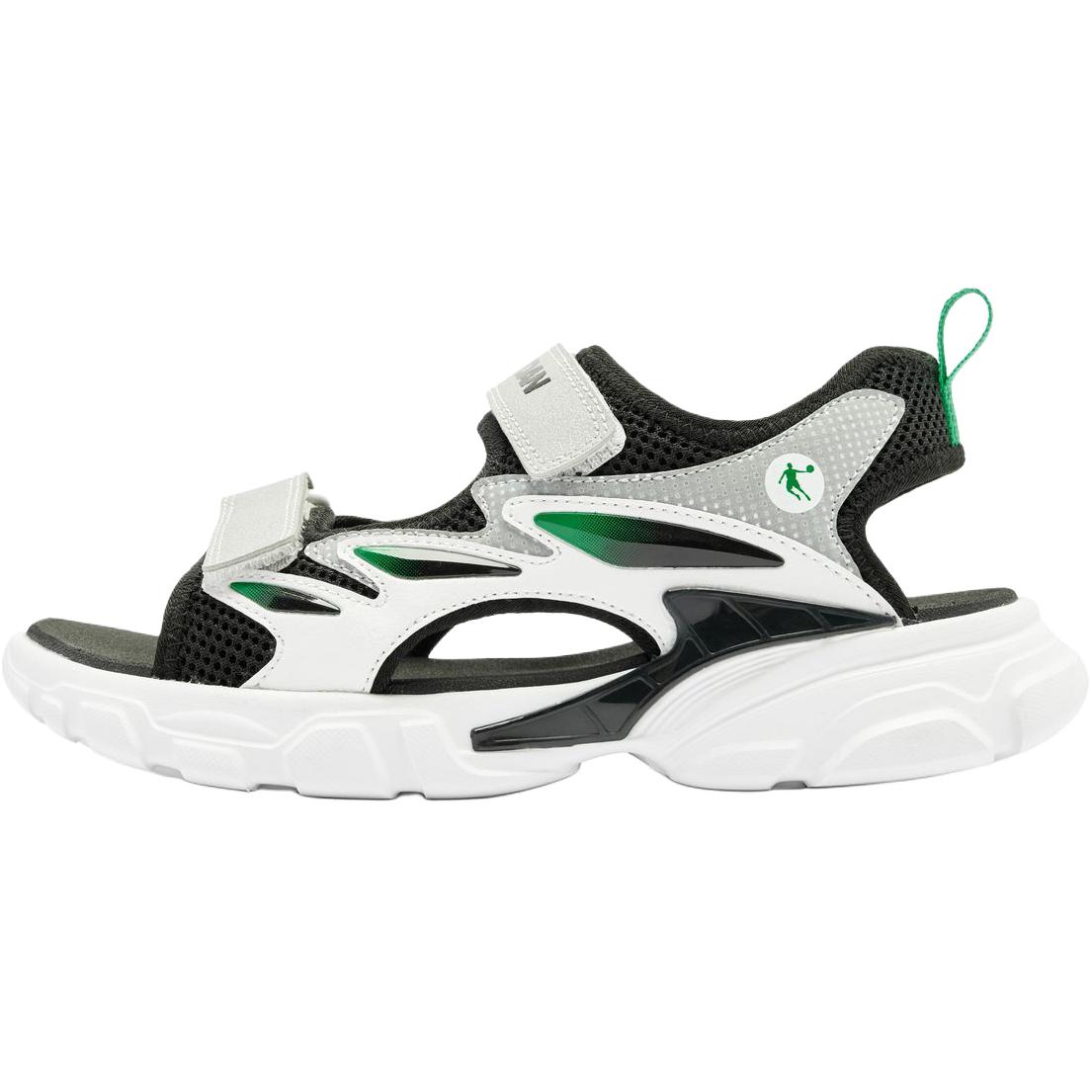 Детские сандалии с низким верхом, устойчивые к износу и скольжению, для подростков QIAODAN, серебряный 
Детские сандалии с низким верхом, устойчивые к износу и скольжению, для подростков QIAODAN, серебряный