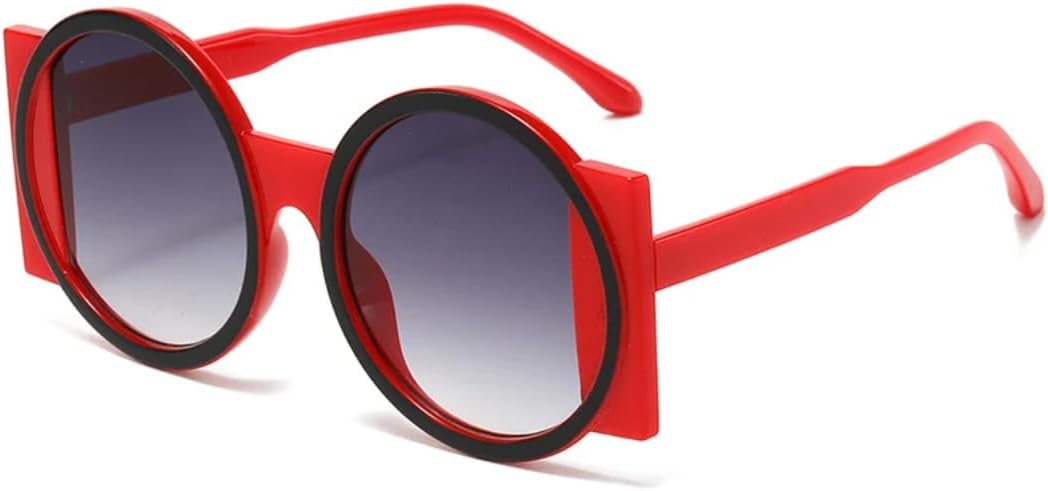 Модные большие круглые солнцезащитные очки для женщин, контрастные цветовые оттенки, защита от УФ-излучения UV400, ретро, уникальные, модные, градиентные, для мужчин UUPTTPL, Red Black Gray
Модные большие круглые солнцезащитные очки для женщин, контрастные цветовые оттенки, защита от УФ-излучения UV400, ретро, уникальные, модные, градиентные, для мужчин UUPTTPL, Red Black Gray