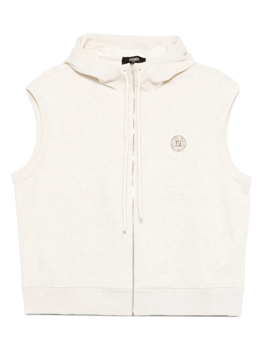 Худи без рукавов на молнии FENDI, нейтральный
Худи без рукавов на молнии FENDI, нейтральный