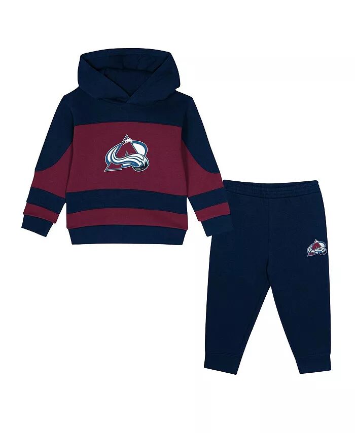 Комплект из флиса с капюшоном и спортивных штанов Colorado Avalanche Puck Hero темно-синего/бордового цвета для малышей Outerstuff
Комплект из флиса с капюшоном и спортивных штанов Colorado Avalanche Puck Hero темно-синего/бордового цвета для малышей Outerstuff