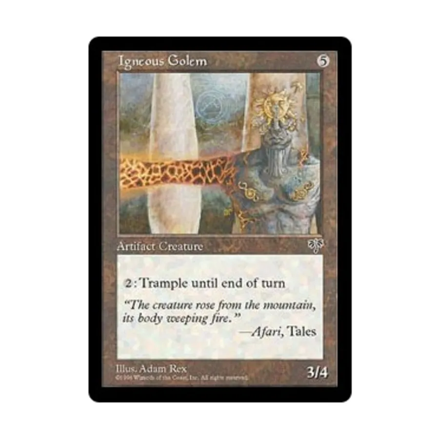 CCG Огненный голем (U), MTG - Mirage
CCG Огненный голем (U), MTG - Mirage