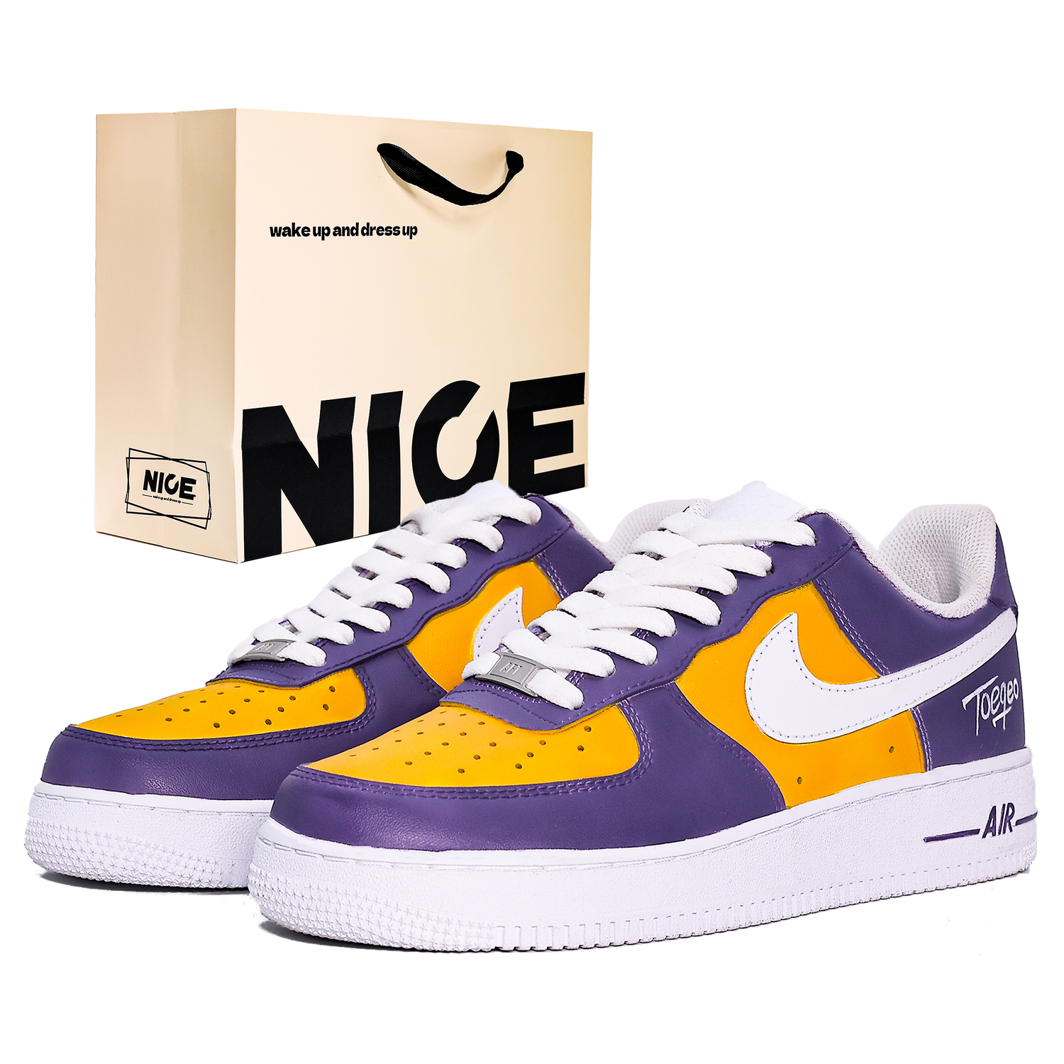 Nike Air Force 1 Abrasion Resistant Low top Skateboard Shoes мужские, фиолетово-желтые
Nike Air Force 1 Abrasion Resistant Low top Skateboard Shoes мужские, фиолетово-желтые