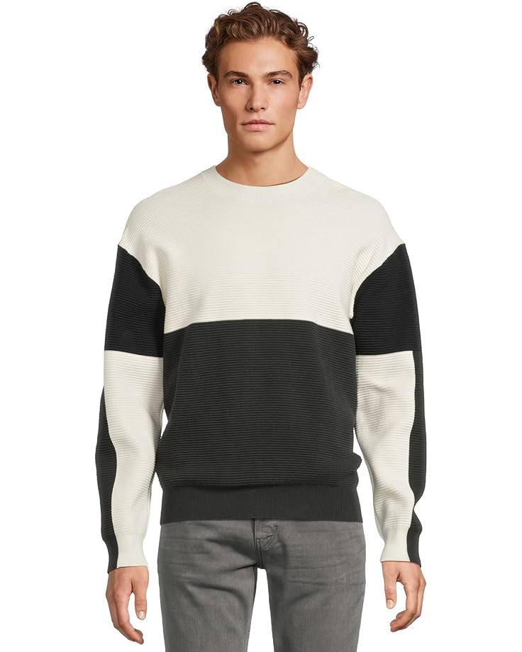 Свитер Armani Exchange Color Block Cotton Sweater, цвет Off White / Jet Set
Свитер Armani Exchange Color Block Cotton Sweater, цвет Off White / Jet Set