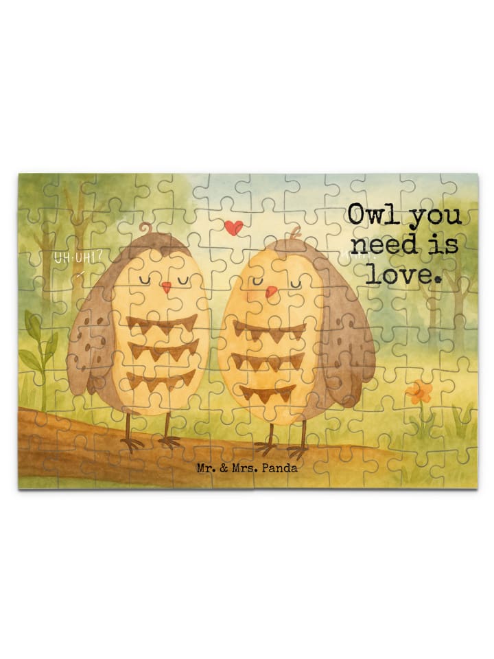 Mr. & Mrs. Panda Дизайн пазла «Сова любви» с надписью, выполненной белым цветом
Mr. & Mrs. Panda Дизайн пазла «Сова любви» с надписью, выполненной белым цветом