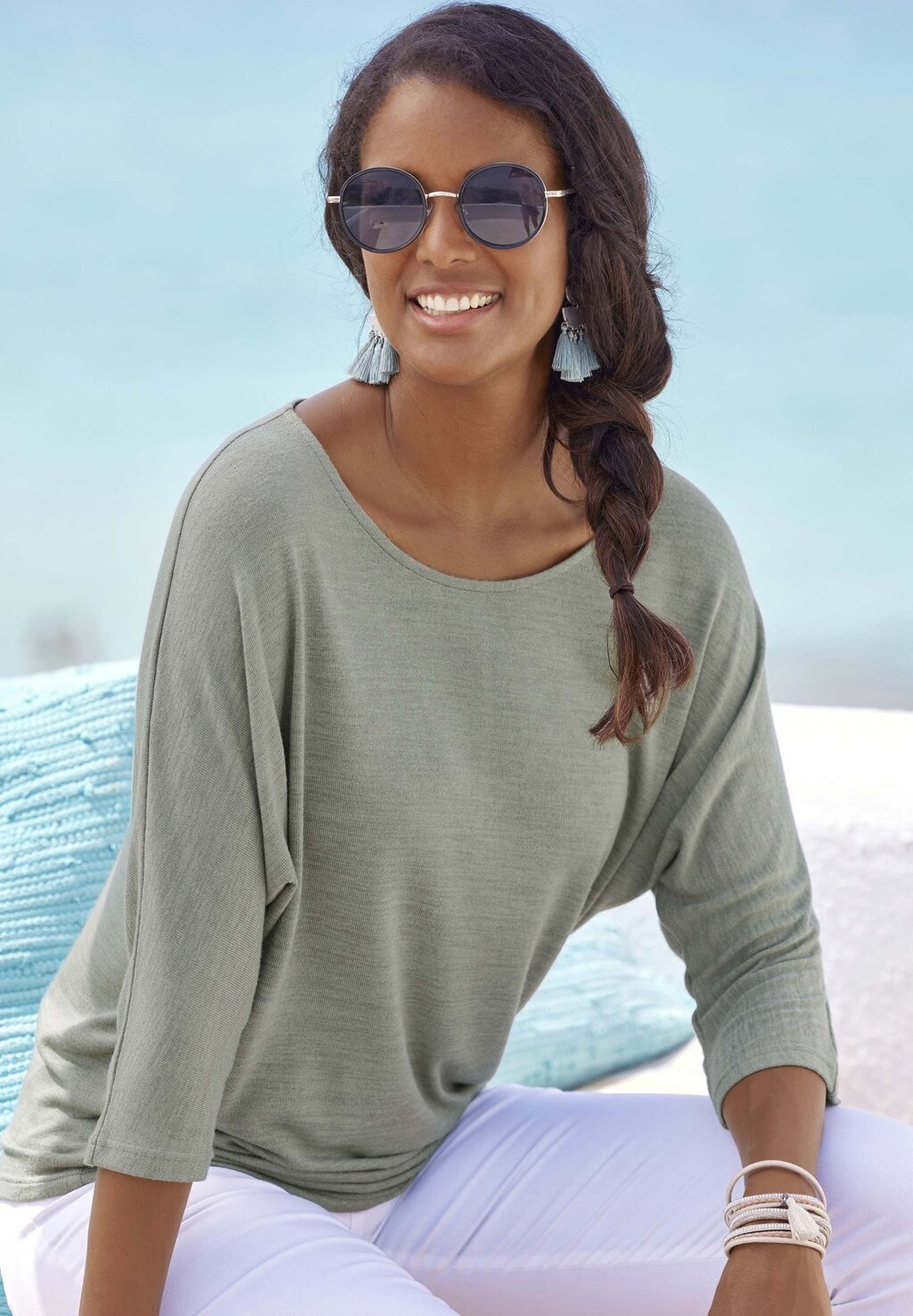 Вязаный свитер 3/4-ARM LASCANA, цвет khaki
Вязаный свитер 3/4-ARM LASCANA, цвет khaki