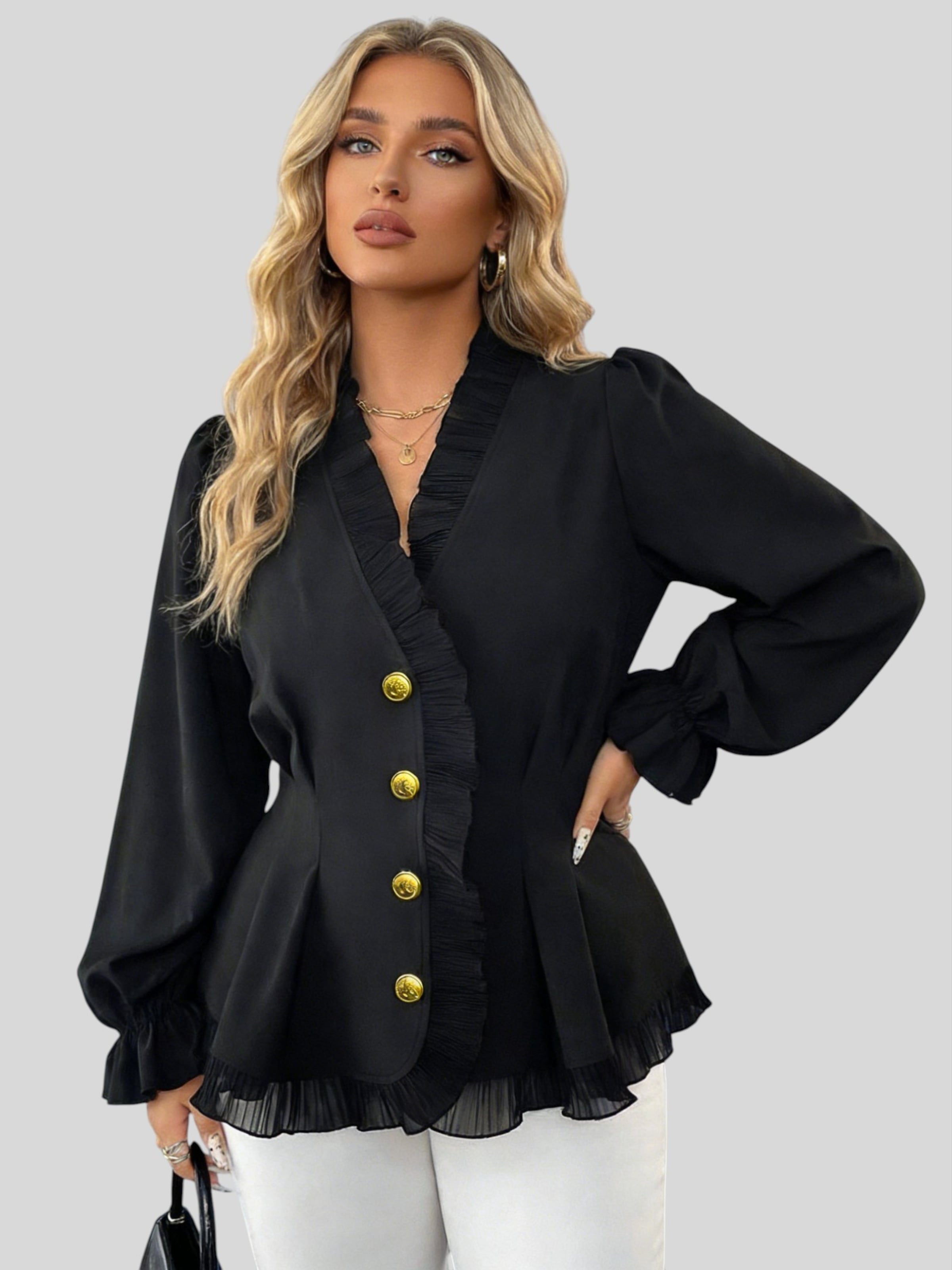 LapaPlus Блузка в черном цвете
LapaPlus Блузка в черном цвете