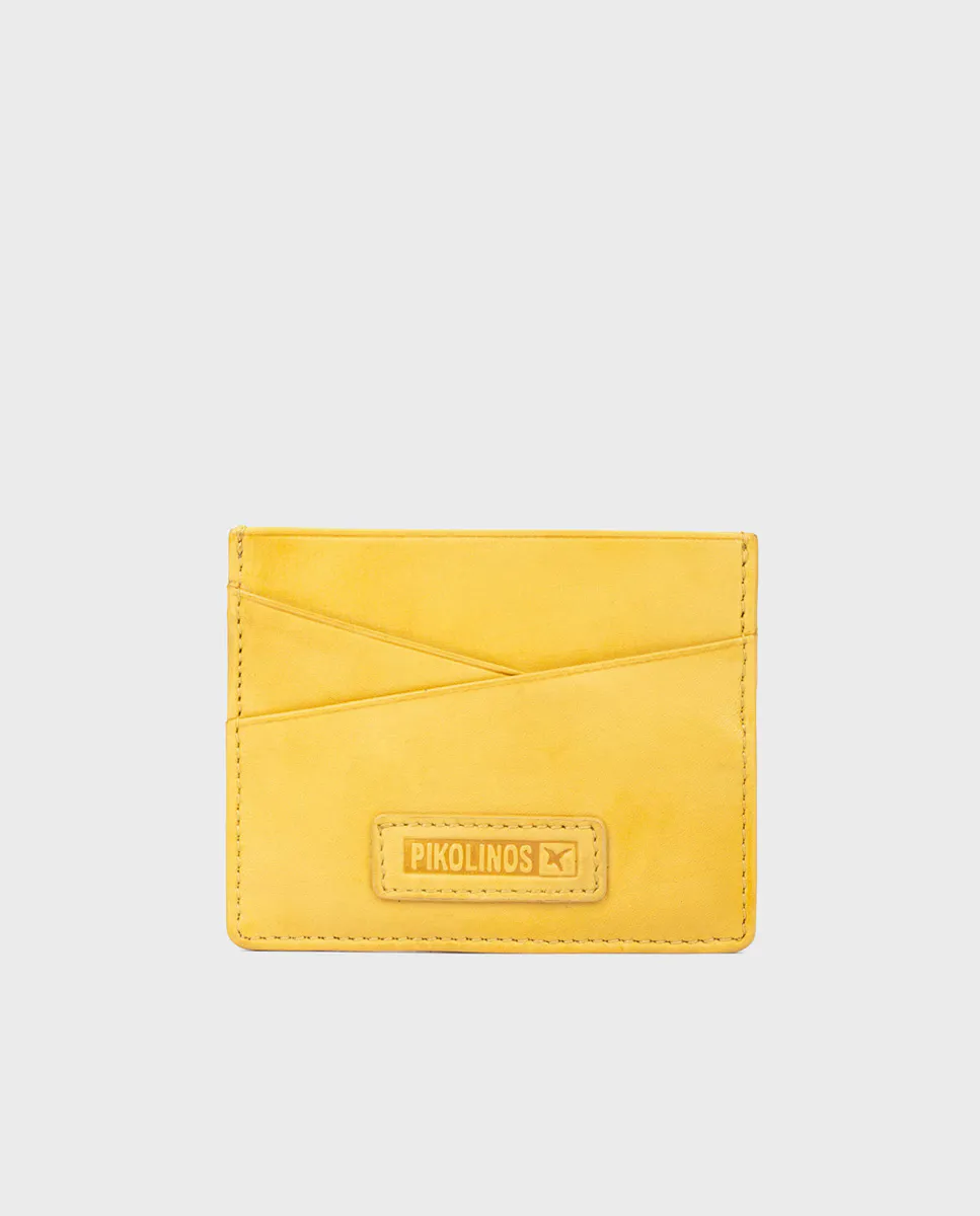 Женский держатель карт из гладкой желтой кожи Pikolinos, желтый
Женский держатель карт из гладкой желтой кожи Pikolinos, желтый