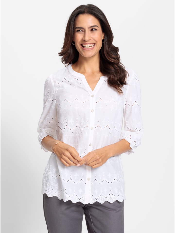 Хлопковая блузка белого цвета WITT WEIDEN
Хлопковая блузка белого цвета WITT WEIDEN