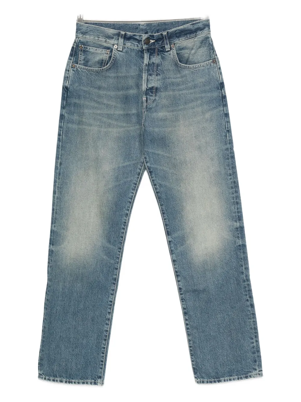 Джинсы с эффектом выцветания 6397, синий
Джинсы с эффектом выцветания 6397, синий